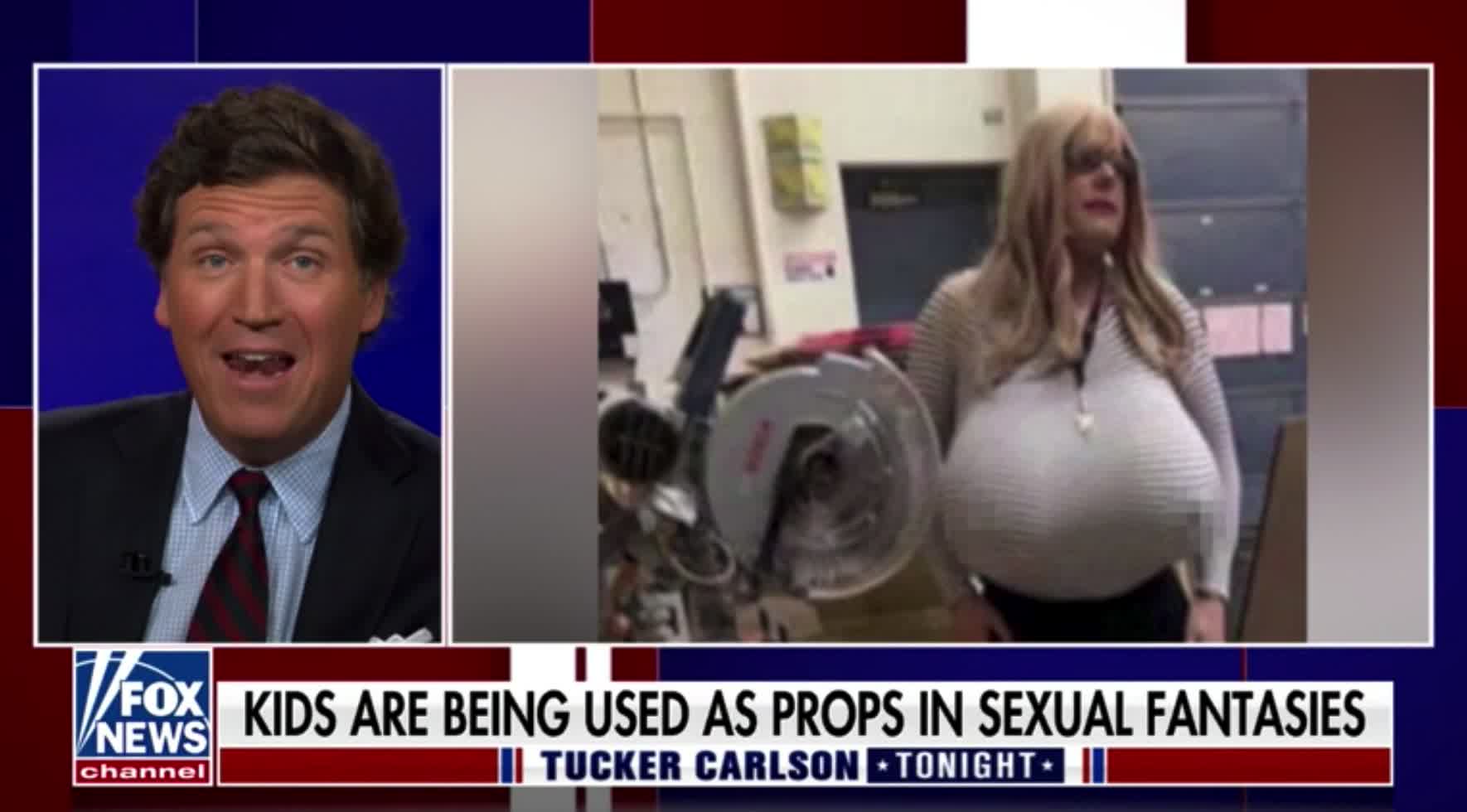 Fox News Host Tucker Carlson Likens Teacher's Prosthetic Breasts