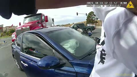 Vallejo police release dash, body cam after viral video shows officer punching woman after crash