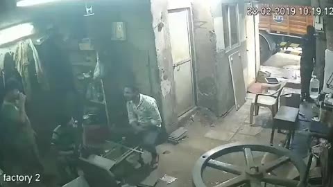 Cellphone blasts inside the pocket of a factory worker