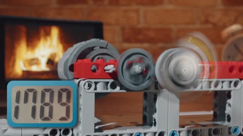 Test 8000 RPM at Lego Minifigure - Lego Technic Experiment
