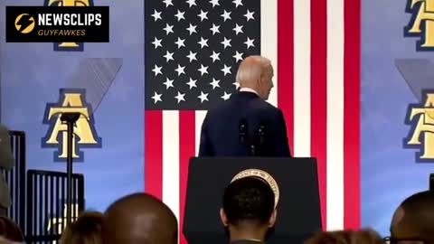 Joe Biden Looks Confused And Handshakes With Thin Air