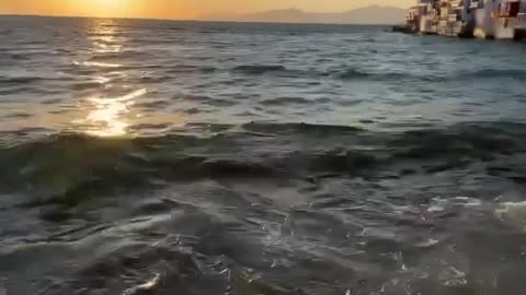 sunset in Greece