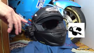 Shoei X-14 Helmet W Sony Camera set up