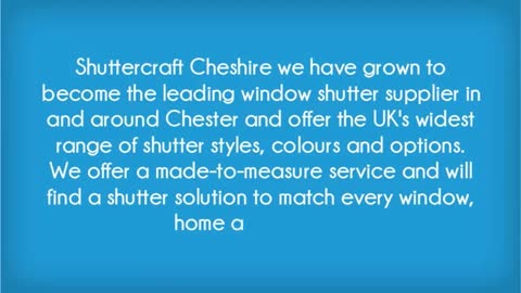 Shuttercraft Cheshire