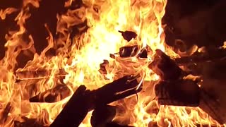 Mesmerizing SUPER-slowmo flames