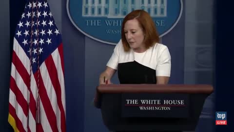 White House Press Secretary Jen Psaki Violates Joe Biden’s Mask Mandate