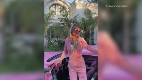 Paris Hilton dances around to celebrate new Britney Spears song