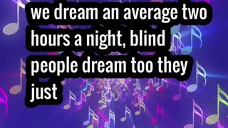 Psychology Fact about dream