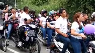 En Bucaramanga, multitudinaria despedida de Misael, el conductor asesinado durante un hurto