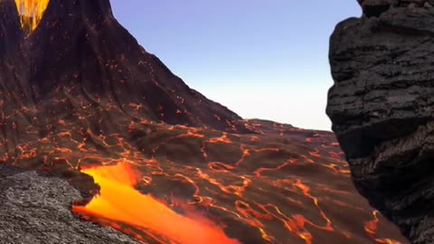 Volcano eruption 01