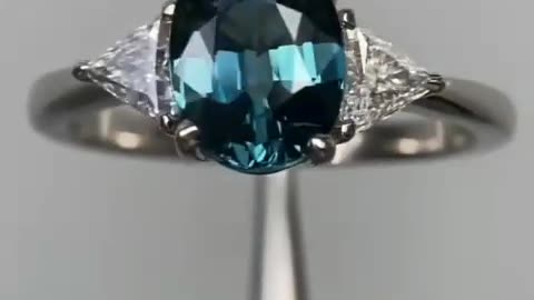 Diamond ring Blue