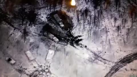 LATEST FOOTAGE OF UKRAINE DRONE STRIKE ON RUSSIAN ARMORED VEHICLES!