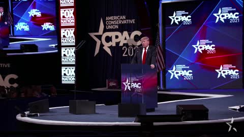 President Donald Trump Speaks at CPAC Texas on July 11, 2021