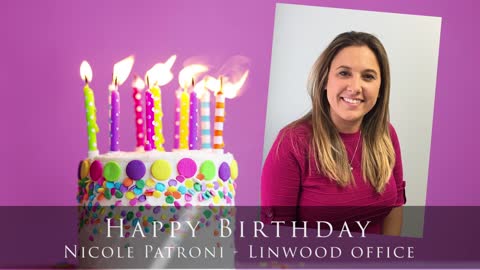 Happy birthday to Nicole Patroni