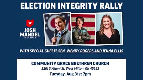Election Integrity Rally w/Josh Mandel, Sen. Wendy Rogers & Jenna Ellis