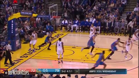 Russell Westbrook Was SHAQTIN' with 6-Step Traveling Violation vs Warriors