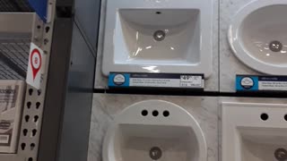 New sinks at Lowes