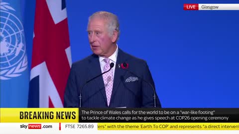 Prince Charles Wants A "Vast Military-Style Campaign" Costing "Trillions" To Fight Climate Change