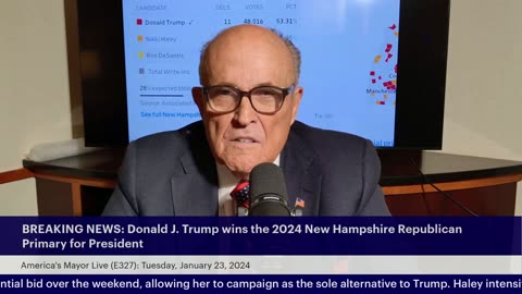 America's Mayor Live (E327): ELECTION 2024—New Hampshire Primary Results