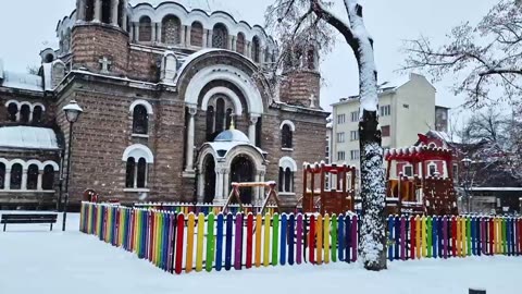 Christmas in Sofia Bulgaria