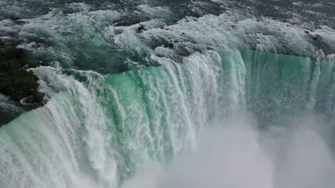 View from the waterfalls very beautiful