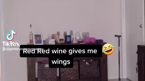 Red wine gives you wings