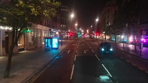 Paradise City Streets At Night With Camera