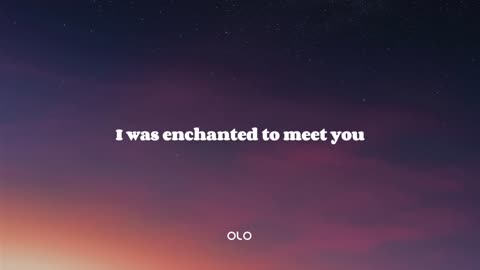 Taylor Swift Enchanted (Lyrics)