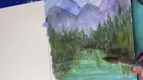 Learning to paint Mountains