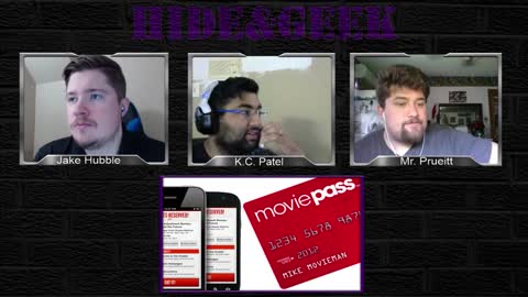 Hide & Geek - Movie Pass Update and KC Joins the Team