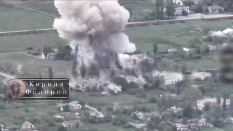 A UMPK FAB airstrike on a Ukrainian militant deployment point in the Kherson region.