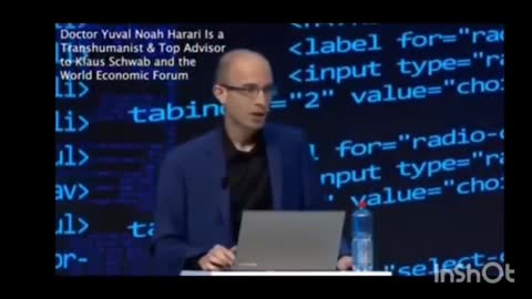 Dr. Yuval Noah Harari, Top Advisor to Klaus Schwab. HUMANS ARE HACKABLE ANIMALS