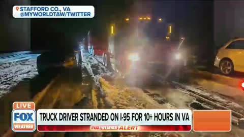 Truck driver believes lack of preparation led to chaos on I-95 in Virginia.
