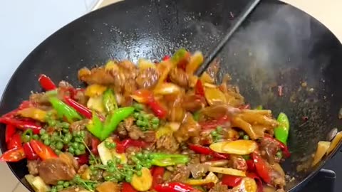 Beef chilli dry |best recipe | in China