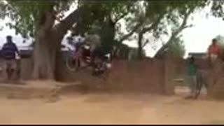 very funny bike driving in pakistan