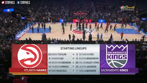 Atlanta Hawks vs Sacramento Kings Full Game Highlights / March 22