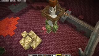 Minecraft: Snow golems in the nether? Beta 1.9 testing.