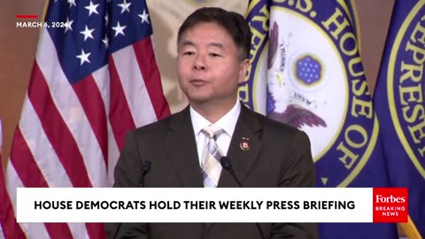 House Democrats Hold A Press Briefing As Vote On Government Funding Expected