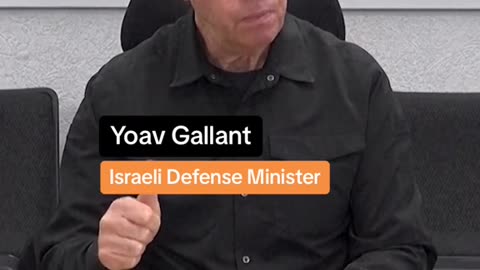 Yoav Allant Ministre de défense israélien