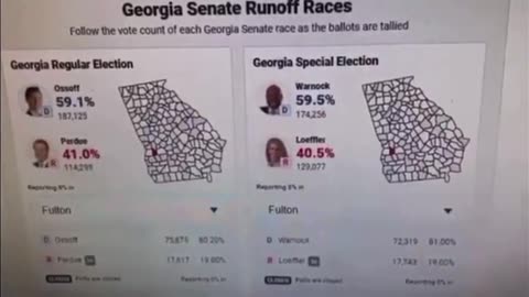 Live feed of voter totals starts going haywire in real time