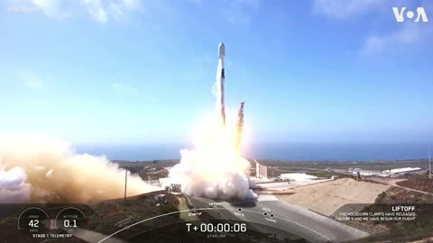 SpaceX Launches 46 Satellites into Low-Orbit