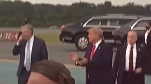 President Trump at the Airport