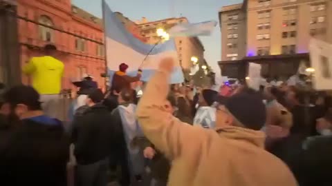 Anti-Government protesters in Argentina