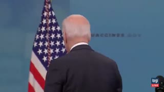 Biden Turns His Back on Questions AGAIN at Vaccine Presser