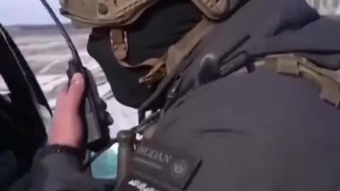 Ukrainian Commander wearing ISIS patch
