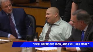 Illegal immigrant cop killer Luis Bracamontes smiles after getting death sentence