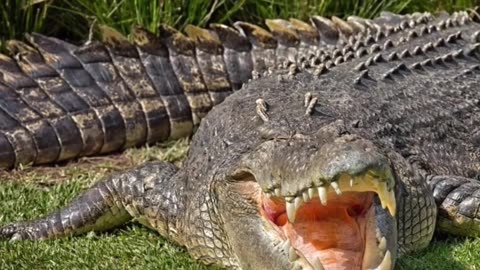 How Aggressive The Saltwater Crocodile Is!