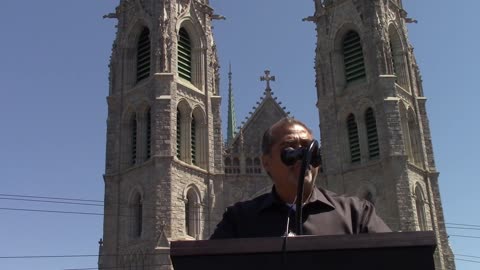 Jesse Romero's Speech in front of Newark Cathedral