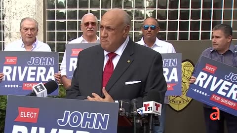 Sargento retirado John Rivera anuncia candidatura para alguacil de Miami-Dade