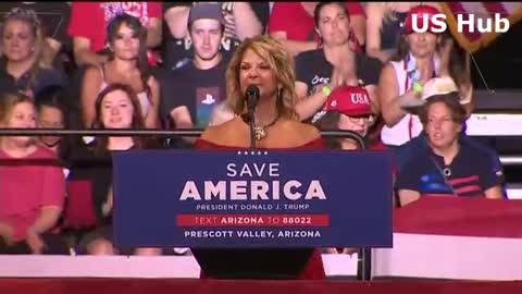 AZGOP Chairwoman Kelli Ward Full Speech From Trump Rally in Prescott Valley, Arizona